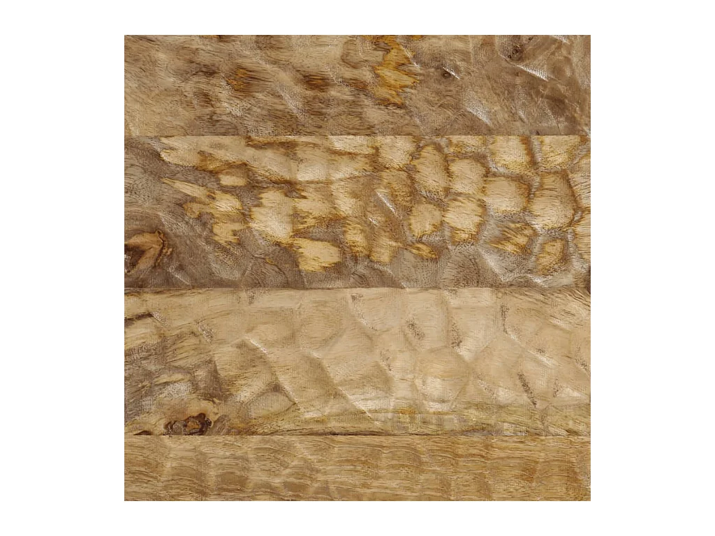 Luc-Élie  Mueble de TV madera maciza de mango 100x33x46 cm