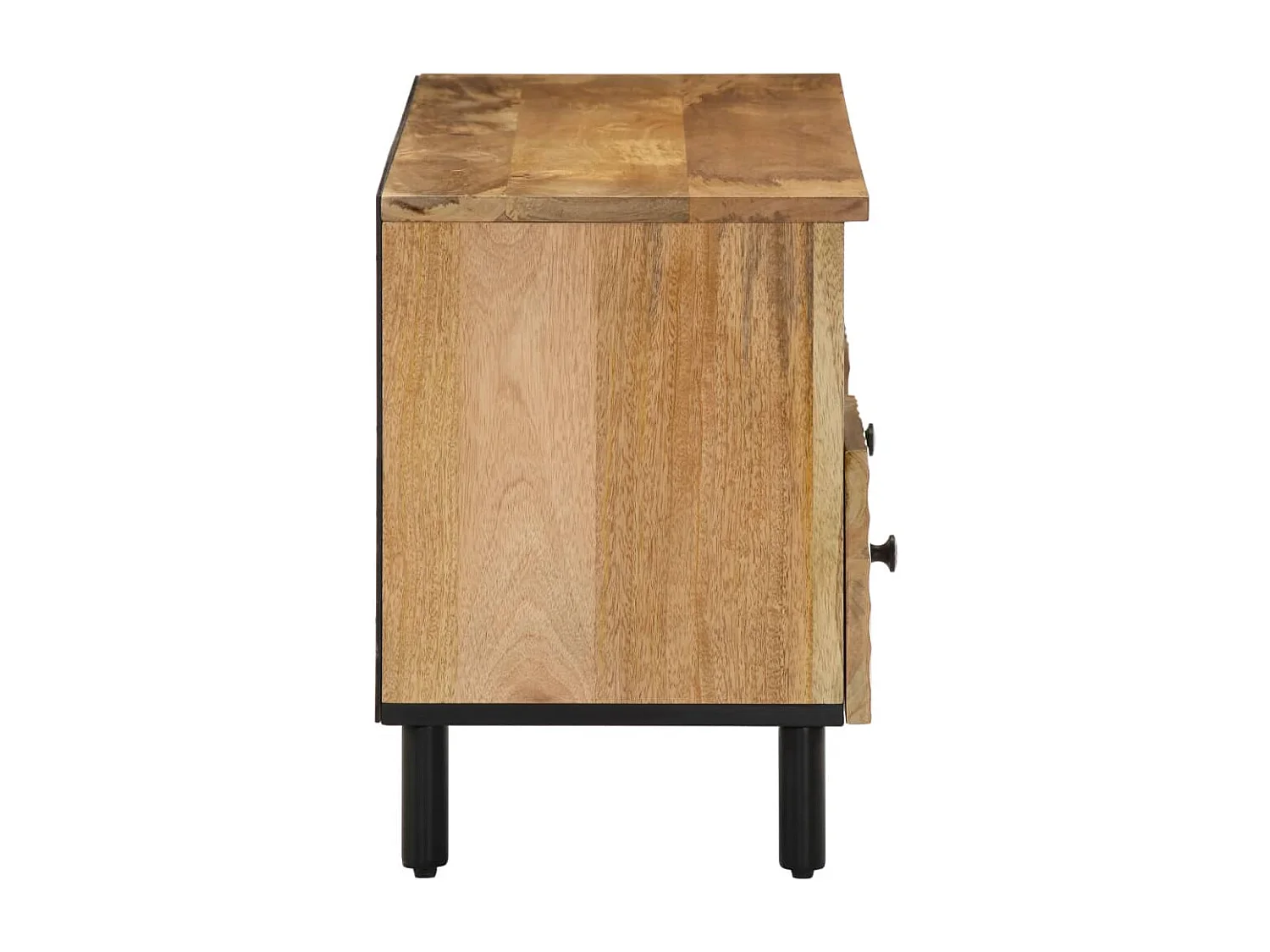 Luc-Élie  Tv-meubel 100x33x46 cm massief mangohout