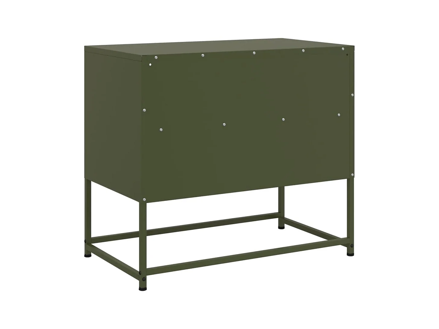 Nicholas  Meuble TV vert olive 68x39x60,5 cm acier
