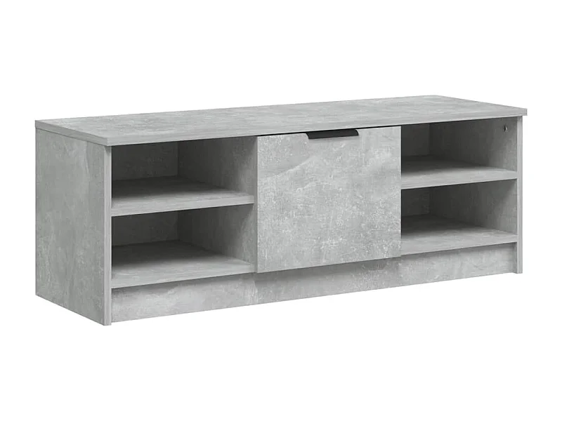 Hilrik  Tv-meubel 102x35,5x36,5 cm bewerkt hout betongrijs