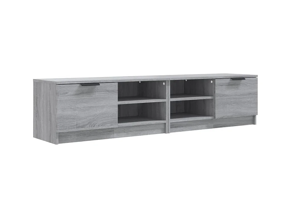 Bryvra  Meubles TV 2 pcs Sonoma gris 80x35x36,5 cm Bois d'ingénierie