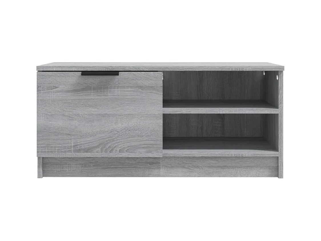 Bryvra  Meubles TV 2 pcs Sonoma gris 80x35x36,5 cm Bois d'ingénierie