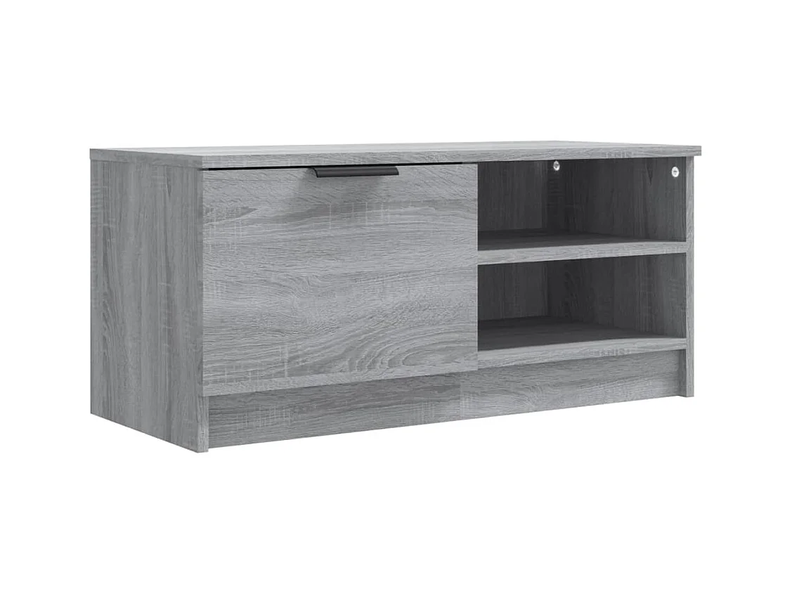 Bryvra  Meubles TV 2 pcs Sonoma gris 80x35x36,5 cm Bois d'ingénierie
