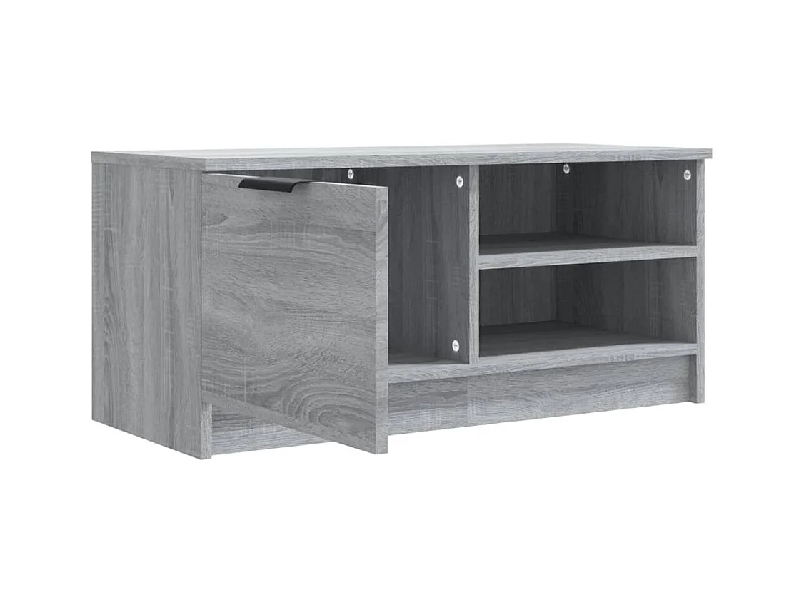 Bryvra  Meubles TV 2 pcs Sonoma gris 80x35x36,5 cm Bois d'ingénierie
