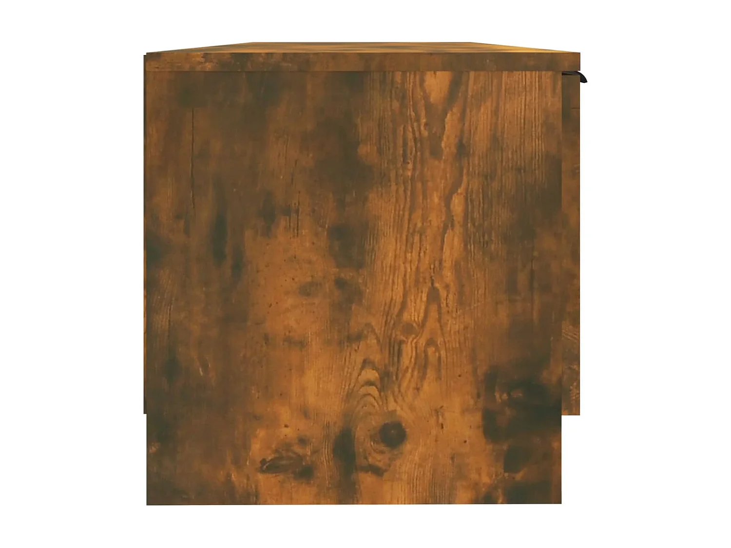 Kaelyn  Meuble TV Chêne fumé 102x35x36,5 cm Bois d'ingénierie