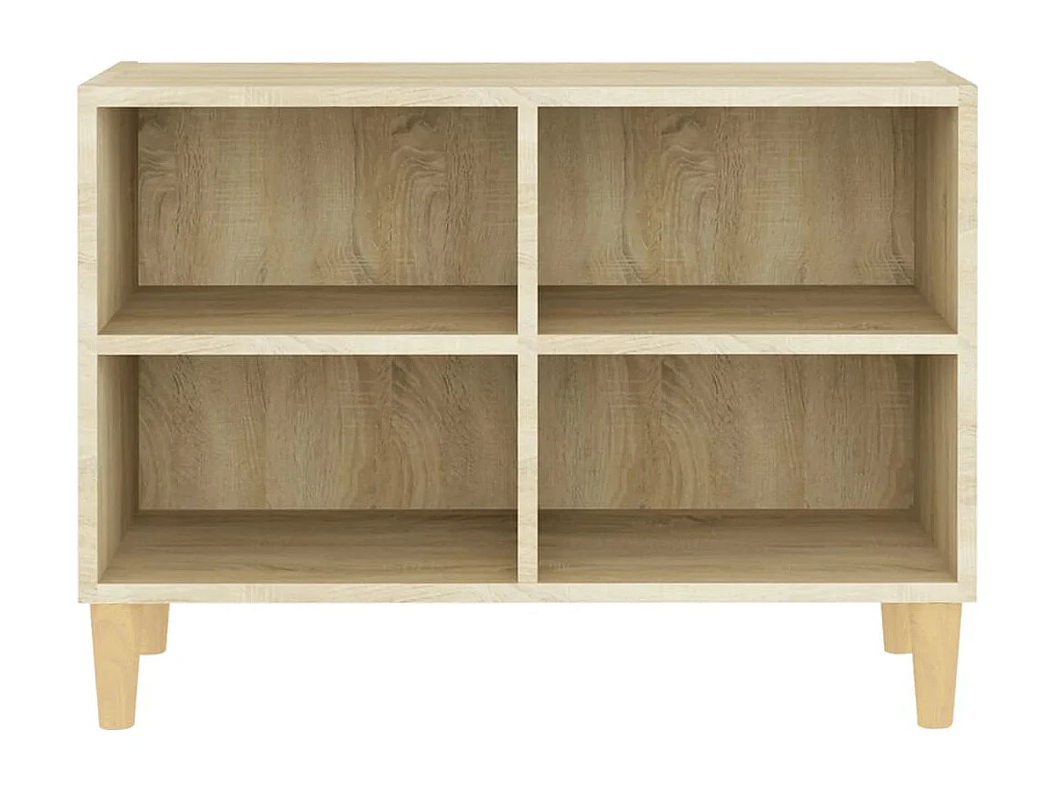 Bridgeville  Tv-meubel met houten poten 69,5x30x50 cm sonoma eikenkleurig