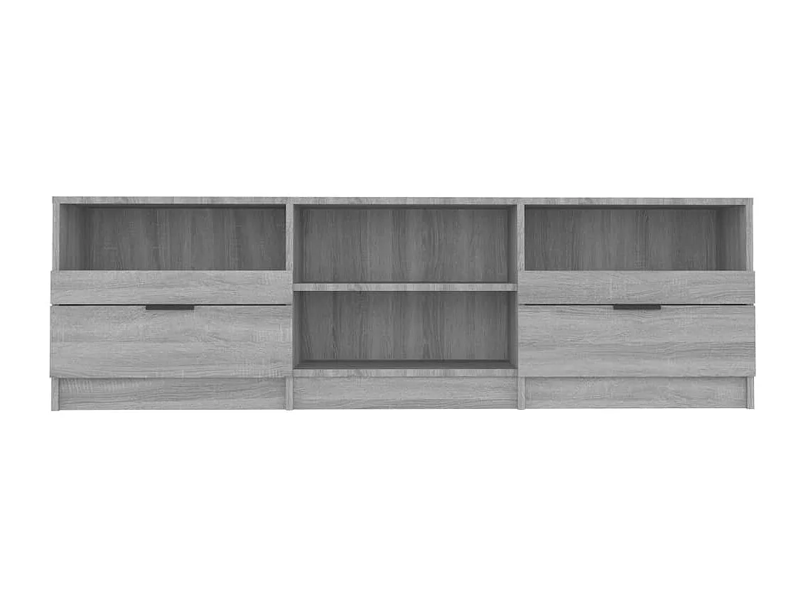 Stacy  Meuble TV Sonoma gris 150x33,5x45 cm Bois d'ingénierie