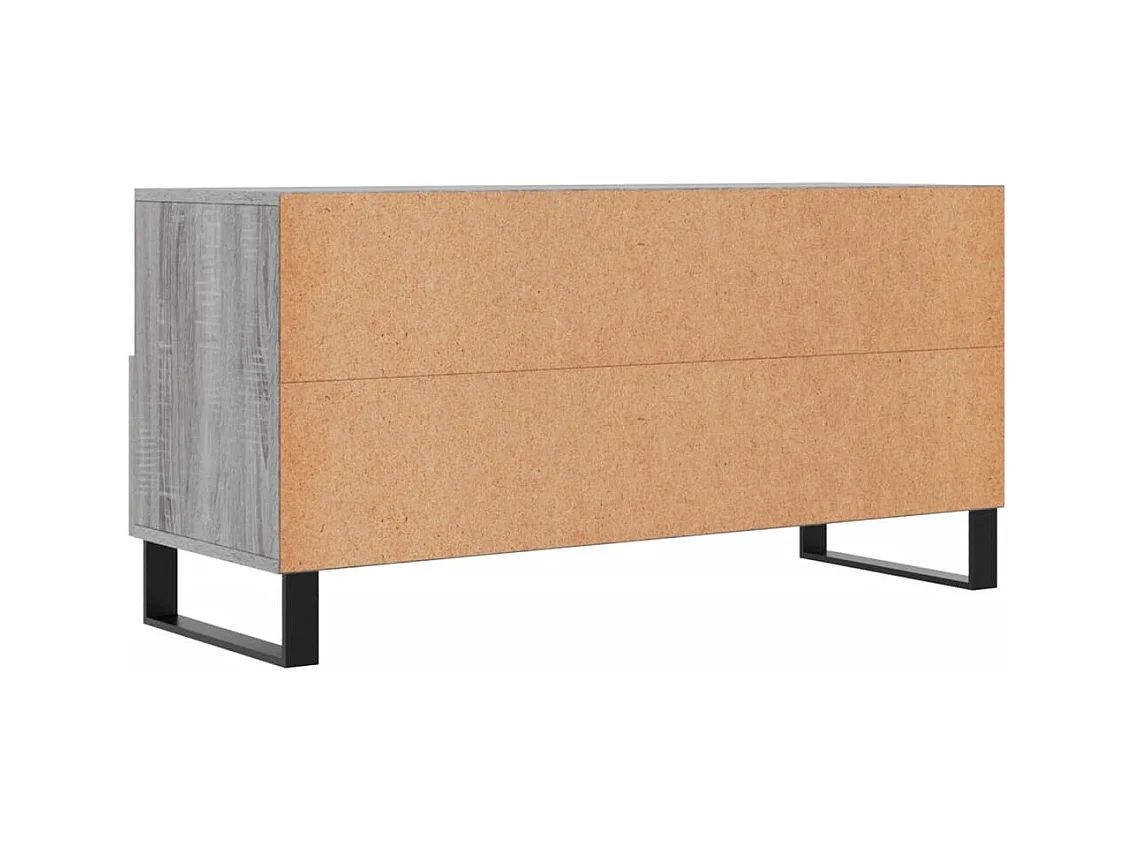 Thimister-Clermont  Mueble de TV madera de ingeniería gris Sonoma 102x36x50 cm