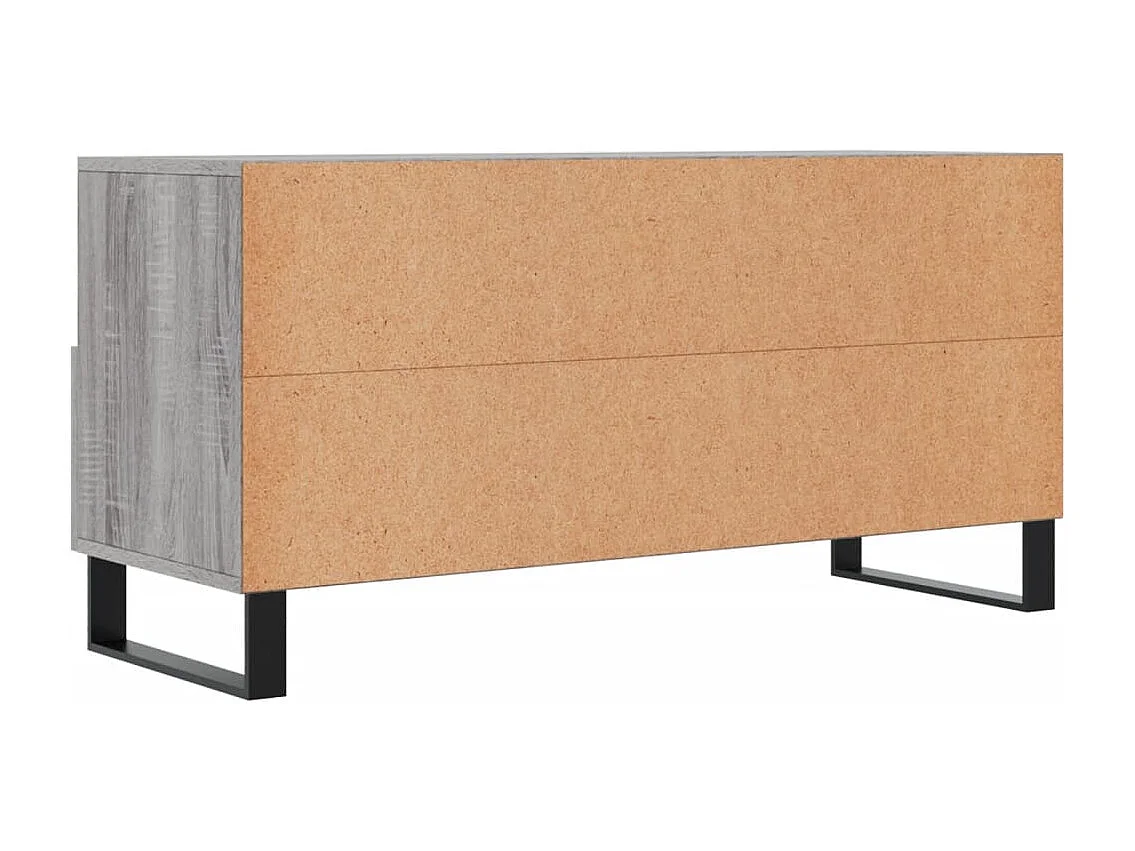Thimister-Clermont  Mueble de TV madera de ingeniería gris Sonoma 102x36x50 cm