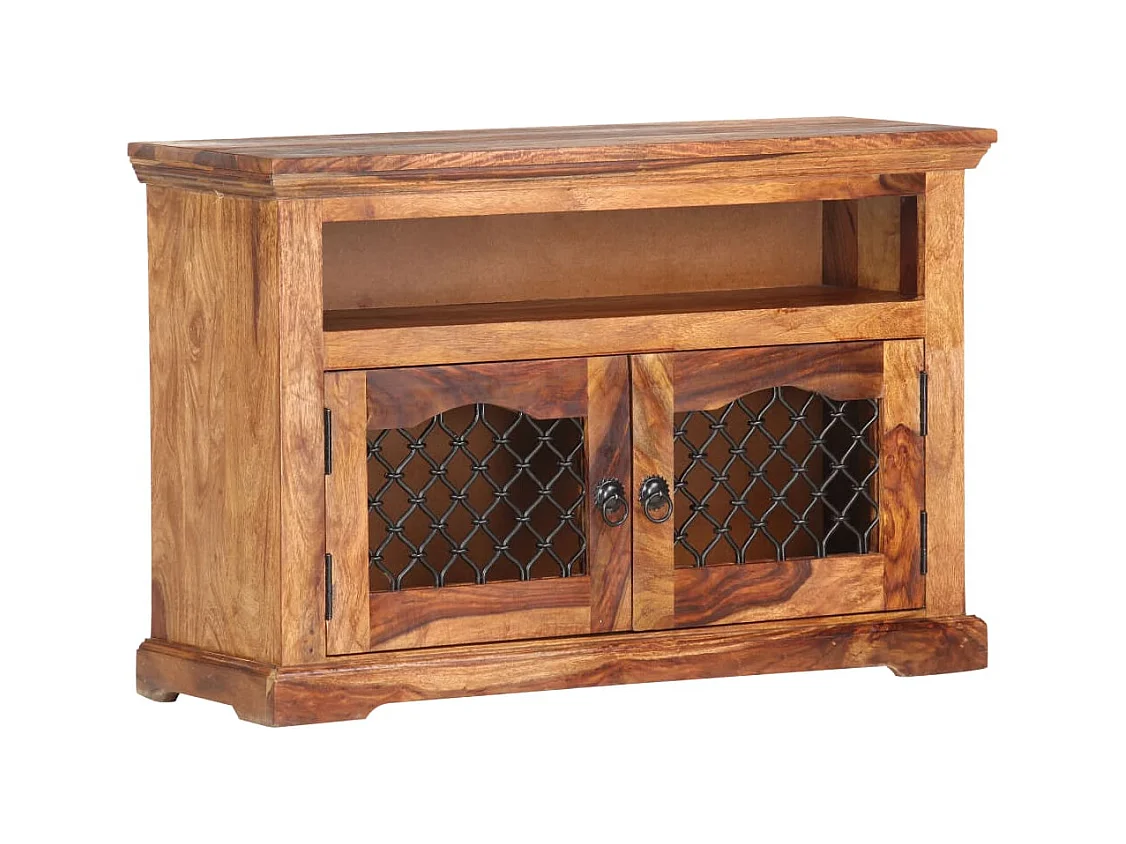 Garden Furniture -  Meuble TV 90x30x60 cm Bois solide