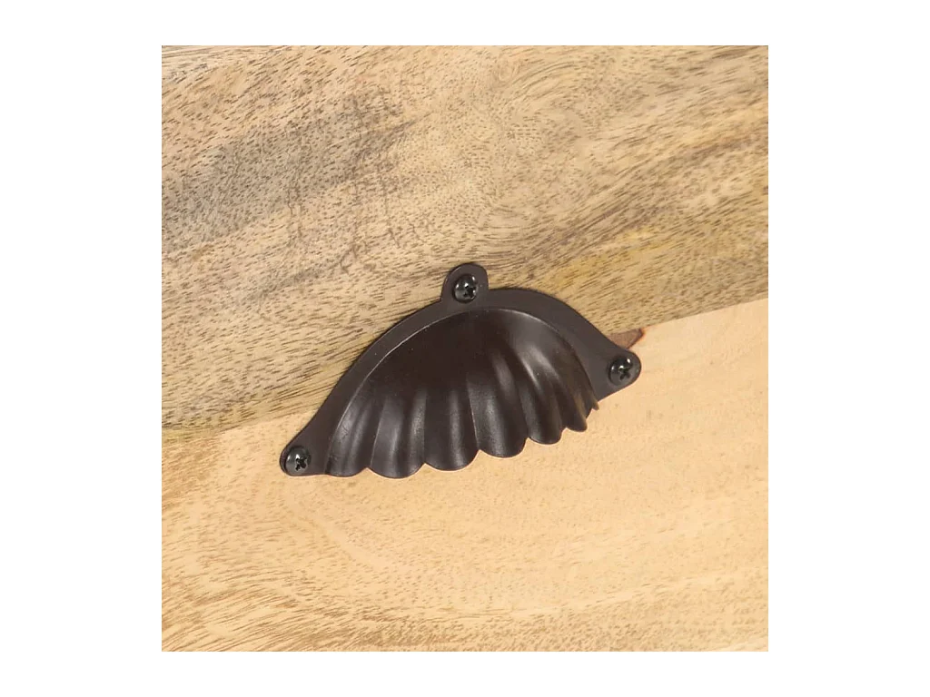 Garden Furniture -  Meuble TV 120x35x45 cm Bois solide de manguier