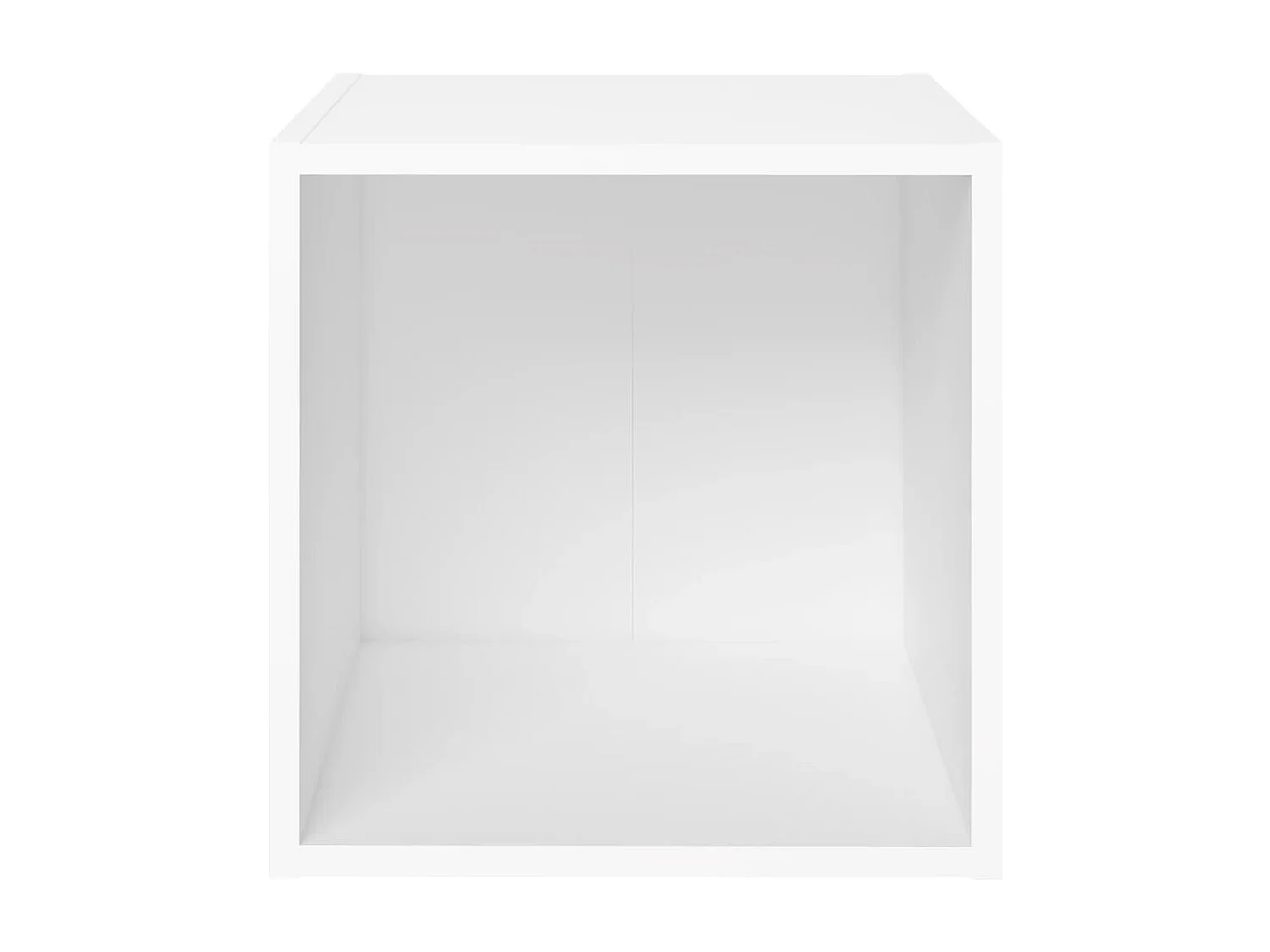 Cape Canaveral  Mueble para TV madera contrachapada blanco 37x35x37 cm