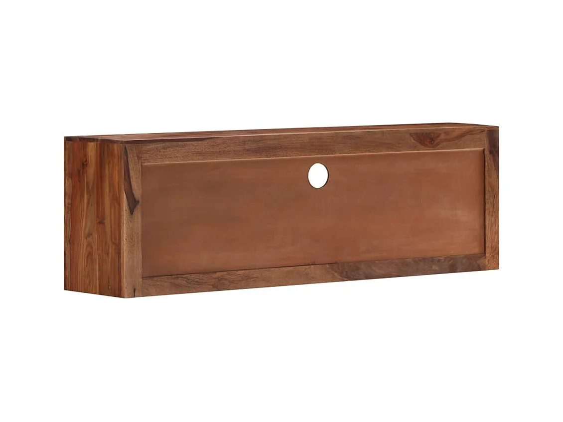 Garden Furniture -  Mueble de TV de madera maciza de acacia 120x30x40 cm
