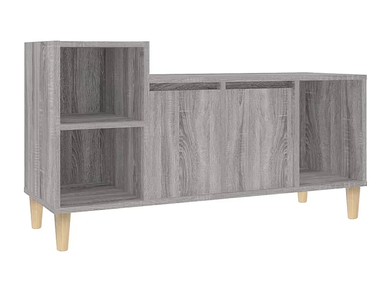 Ibtihal  Meuble TV Sonoma gris 100x35x55 cm Bois d'ingénierie