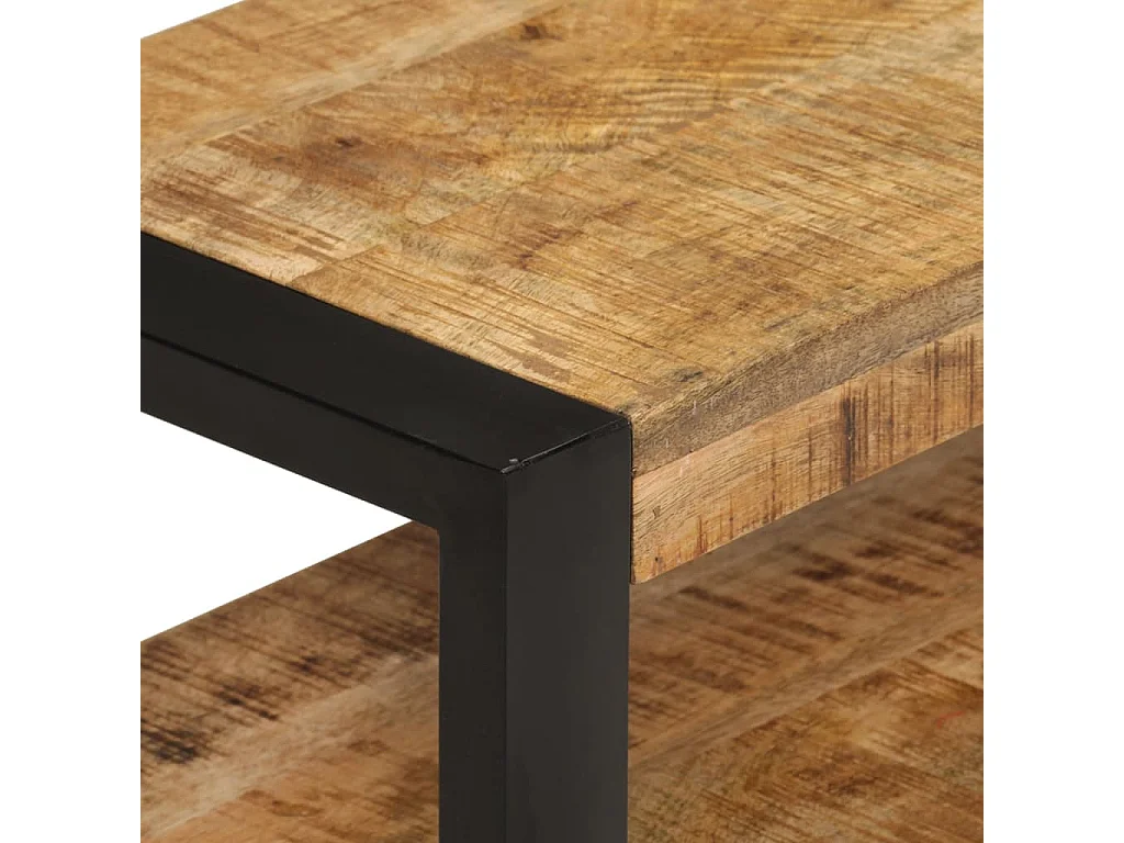 La Mirada  Meuble TV 120x30x45 cm Bois massif de manguier