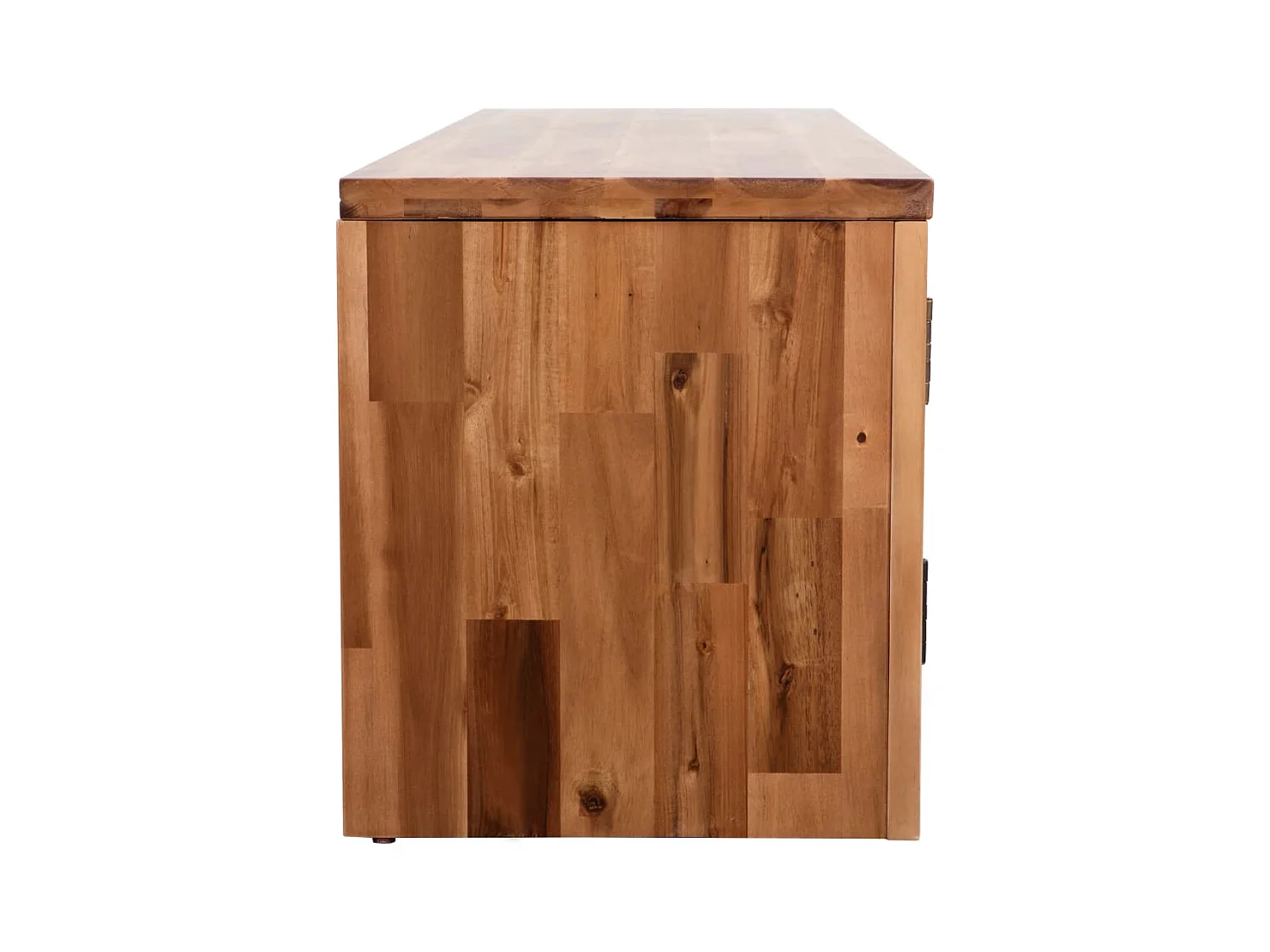 Garden Furniture -  Meuble TV bois massif d'acacia 120 x 35 x 40 cm