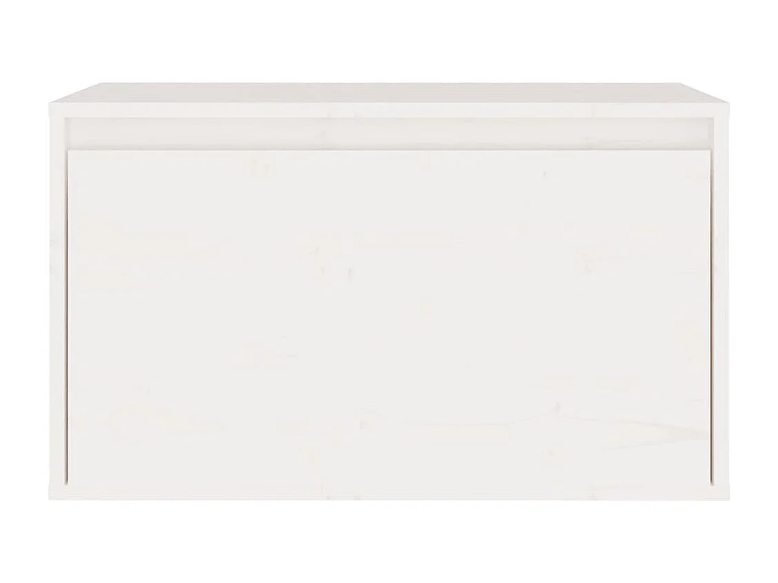 Lucas  Meubles TV 7 pcs Blanc Bois massif de pin