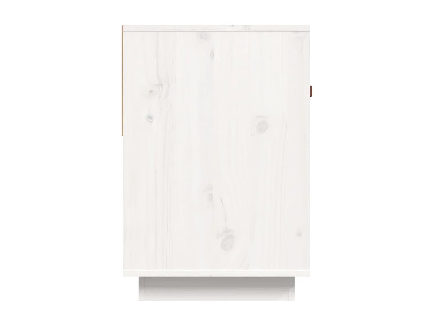 Carly Grace  Meuble TV Blanc 90x40x60 cm Bois de pin massif