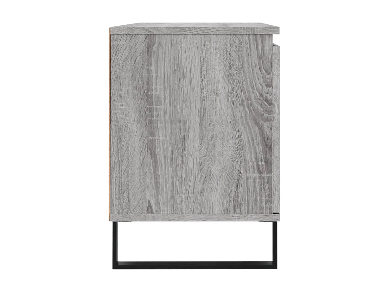 Sigtrud  Meuble TV sonoma gris 104x35x50 cm bois d'ingénierie
