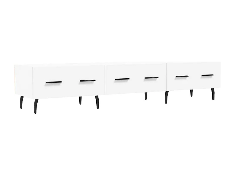 Jorven  Tv-meubel 150x36x30 cm bewerkt hout wit