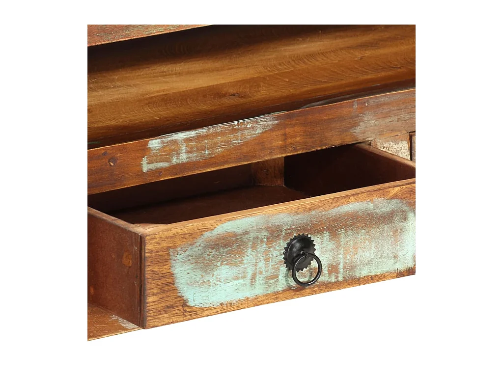 Sophie-Marie-Bernadette  Tv-meubel 110x30x40 cm massief gerecycled hout meerkleurig