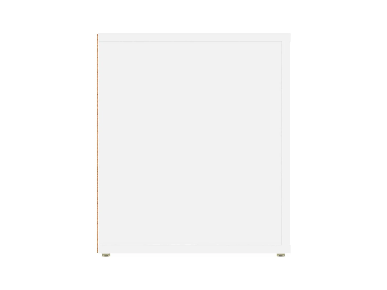Xyra  Meuble TV Blanc 100x35x40 cm Bois d'ingénierie