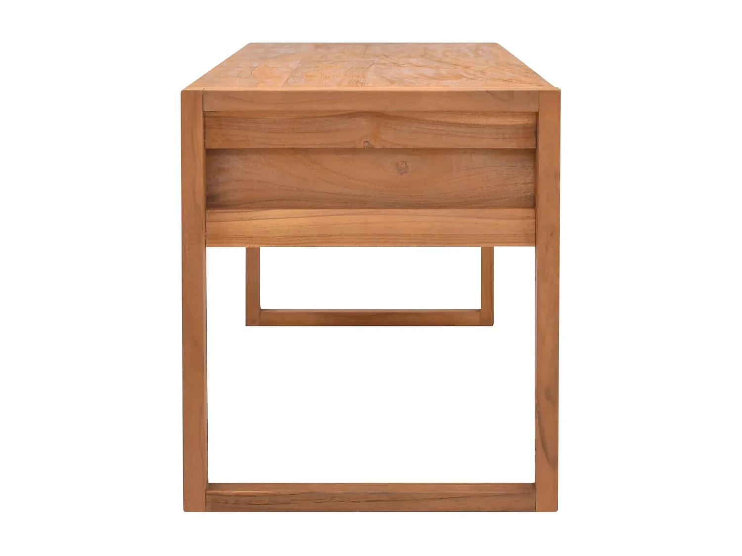 Cardington  Mueble de TV madera maciza de teca 120x40x45 cm