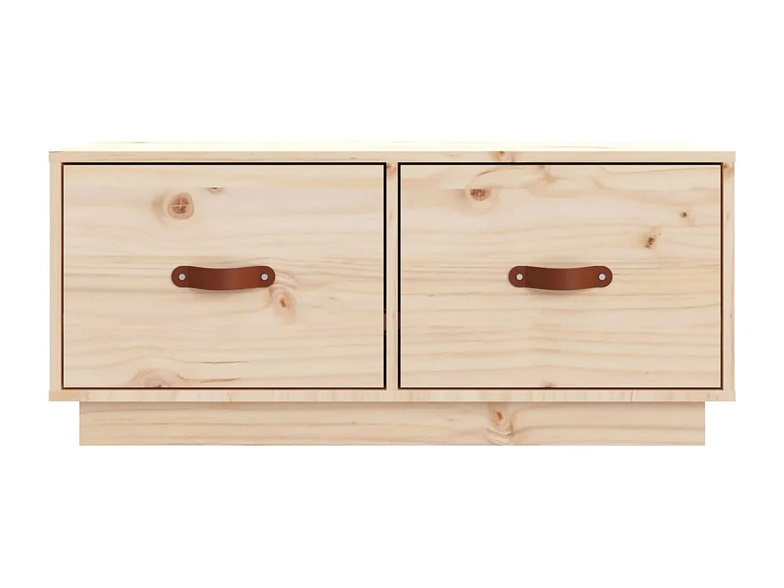 Rorik  Meuble TV 80x34x35 cm Bois de pin massif