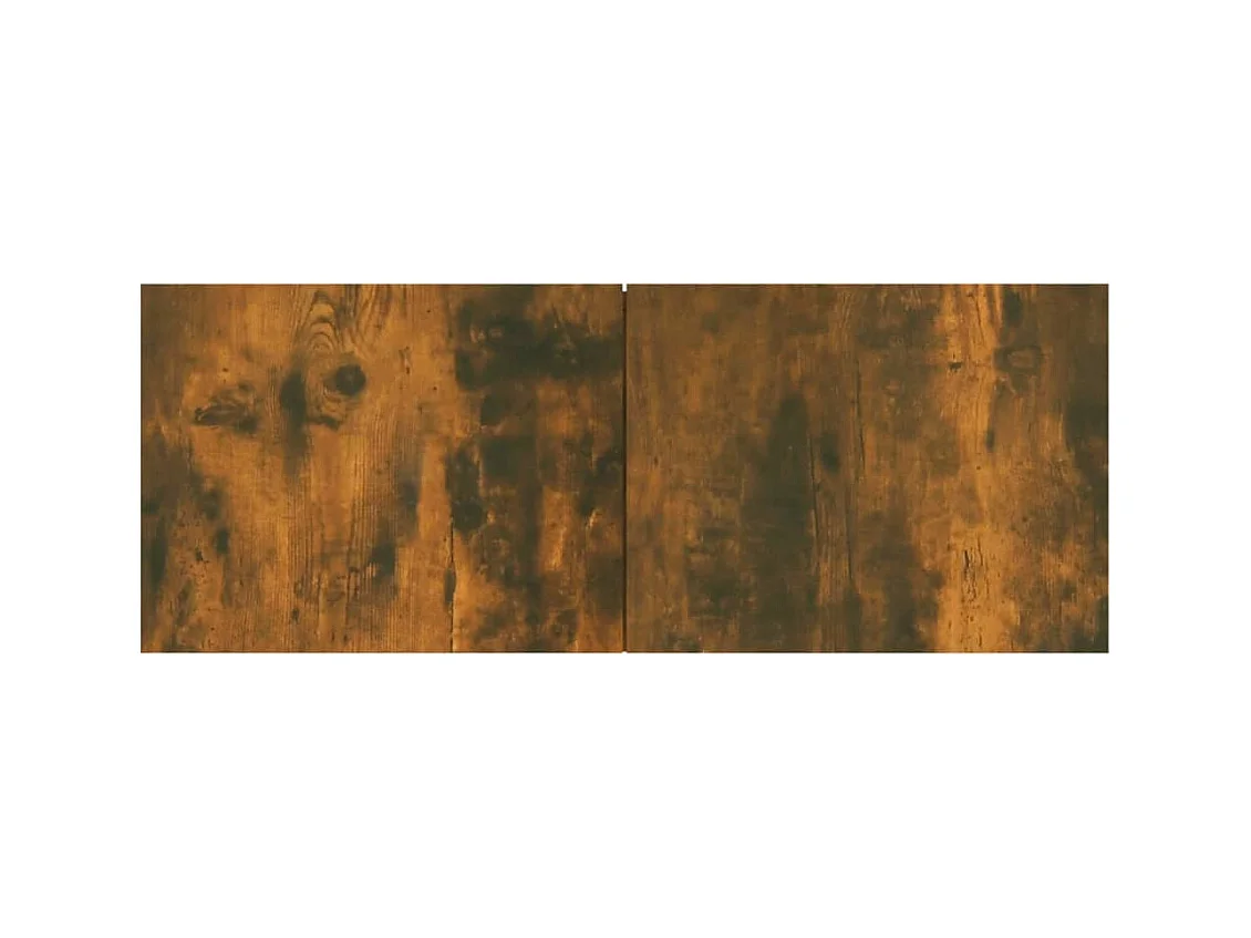 Ballinger  Meuble TV chêne fumé 80x30x30 cm bois d'ingénierie