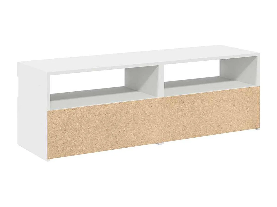 Ilion  Tv-meubelen 2 st met LED-verlichting 60x35x40 cm wit