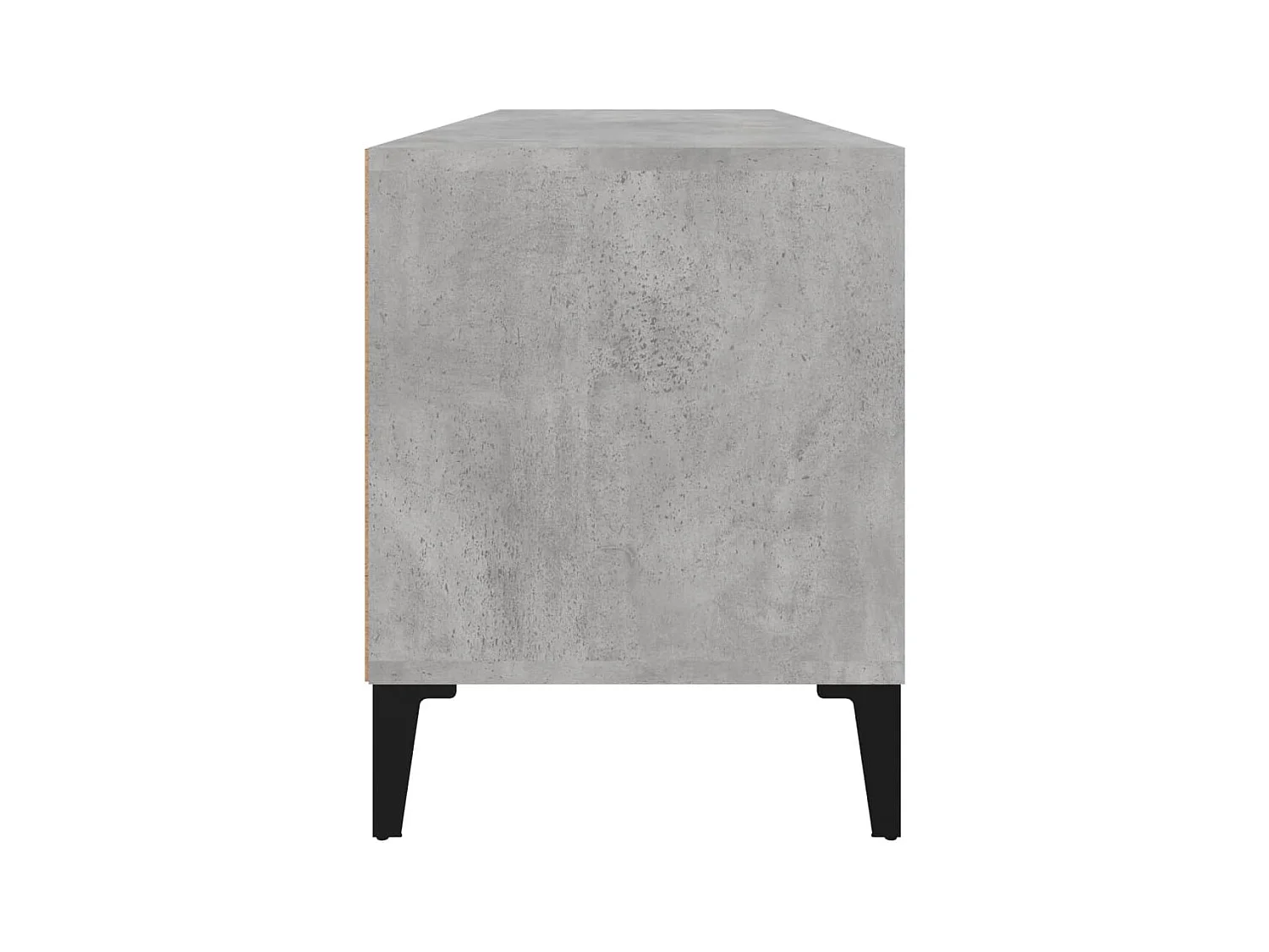 Simon-Pierre  Meuble TV gris béton 100x34,5x44,5 cm bois d'ingénierie