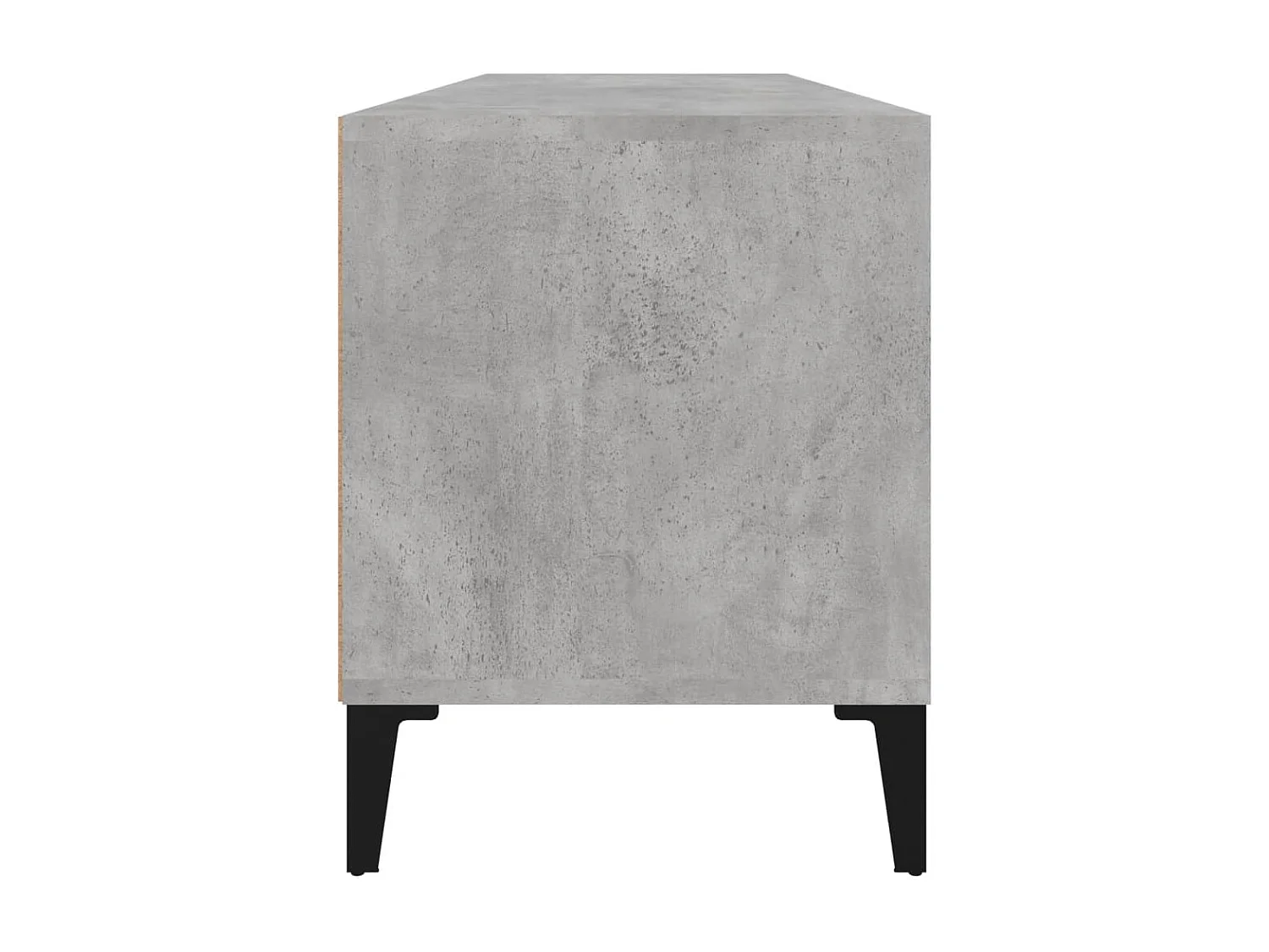 Simon-Pierre  Meuble TV gris béton 100x34,5x44,5 cm bois d'ingénierie