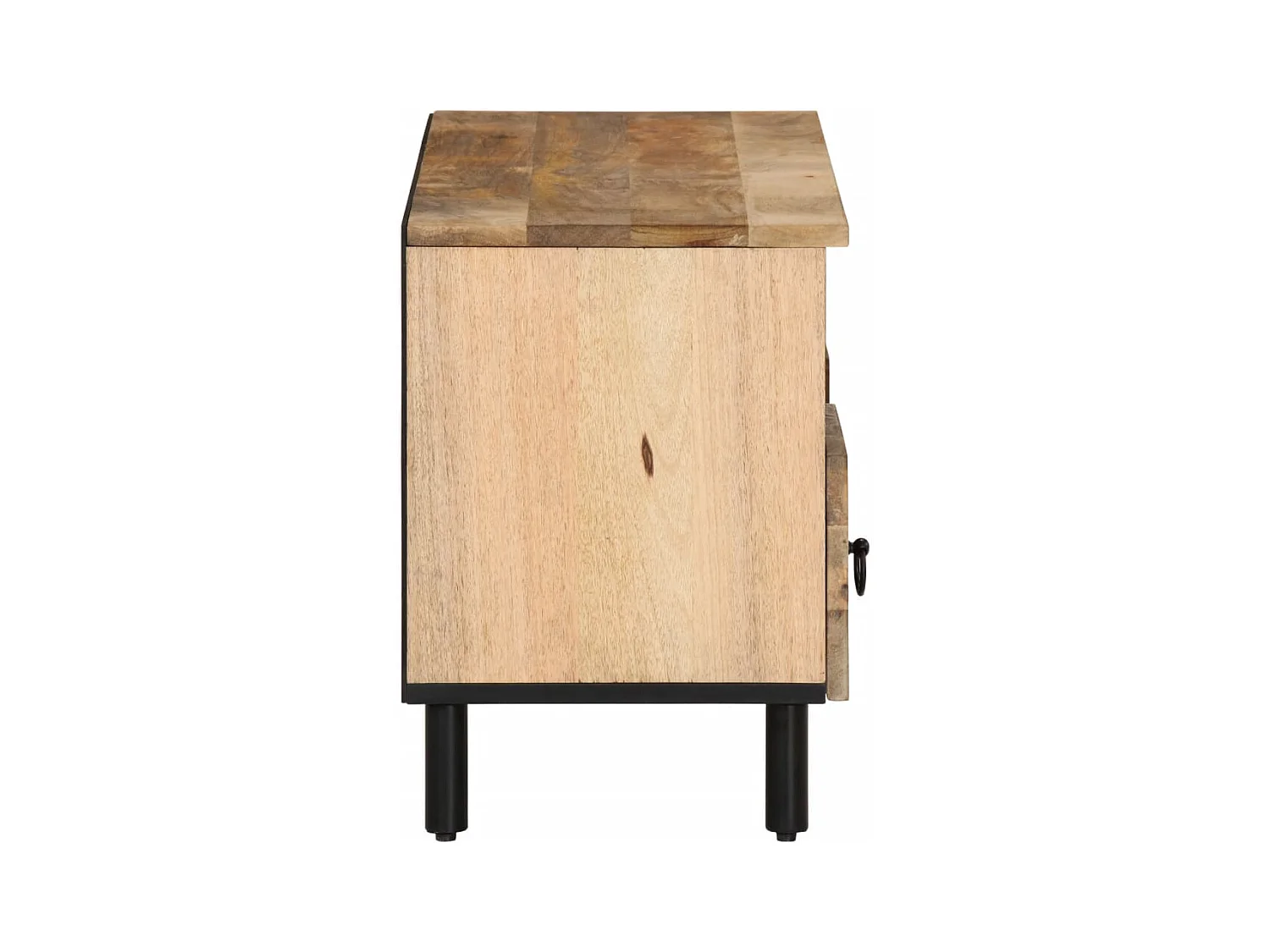 Garden Furniture -  Meuble TV 100x33x46 cm bois massif de manguier