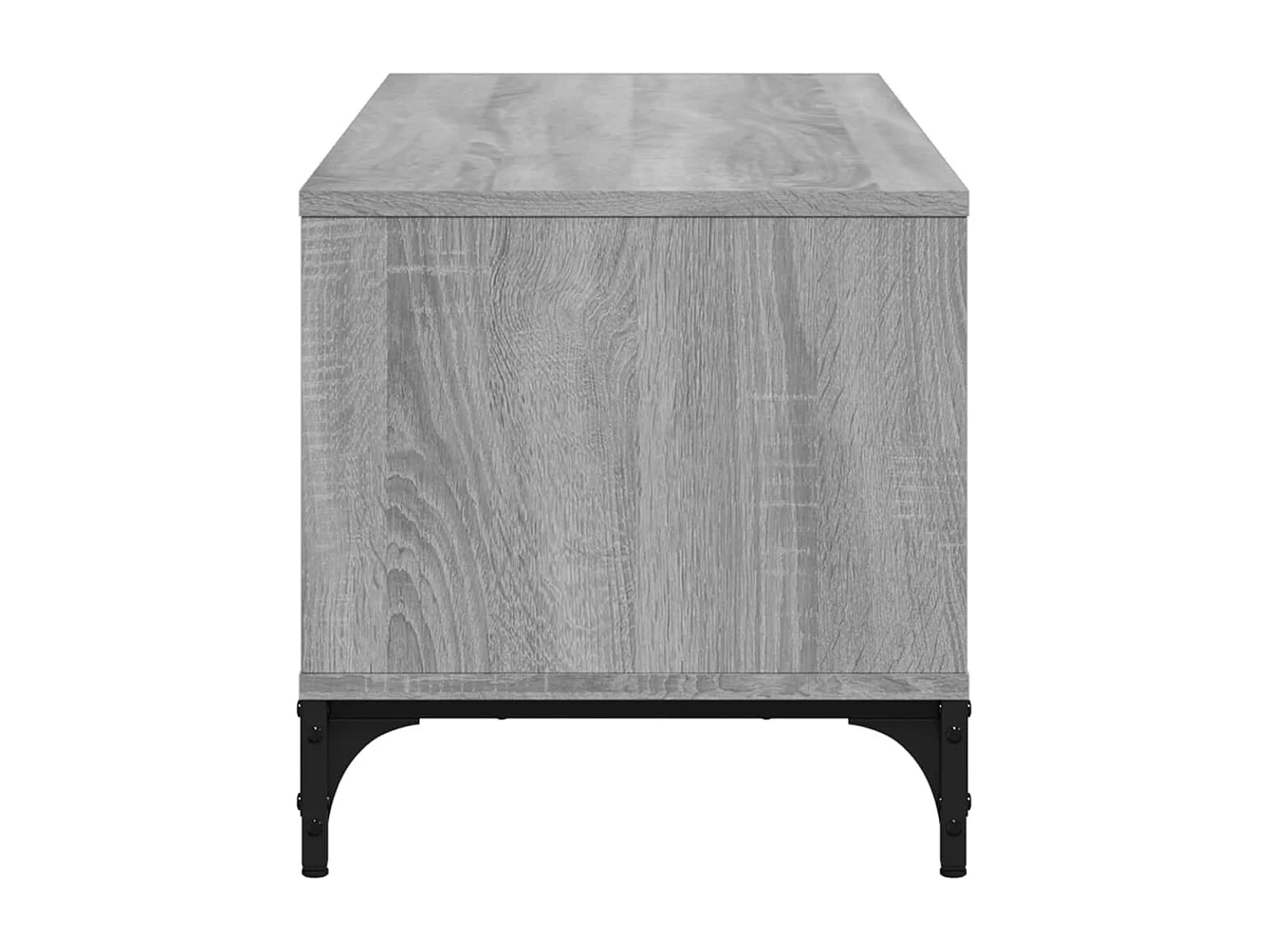 Trondheim  Mueble de TV madera de ingeniería y acero roble 102x40x41 cm