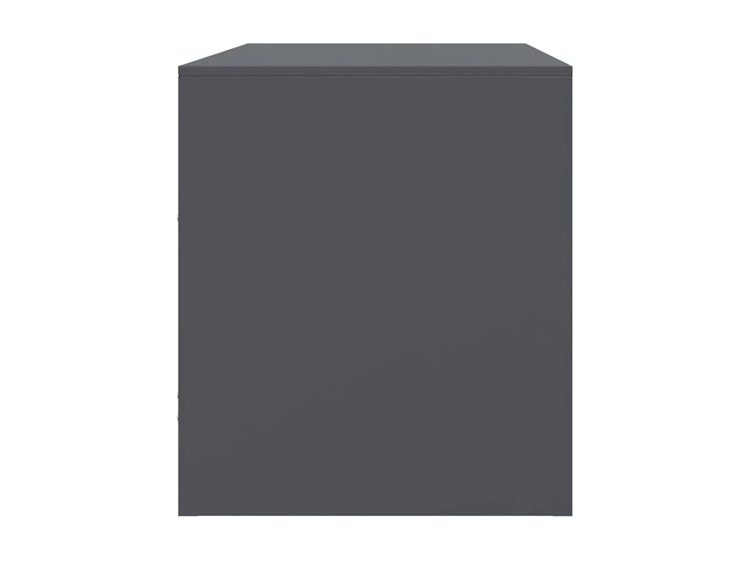 Amelie  Mueble para TV de acero gris antracita 67x39x44 cm