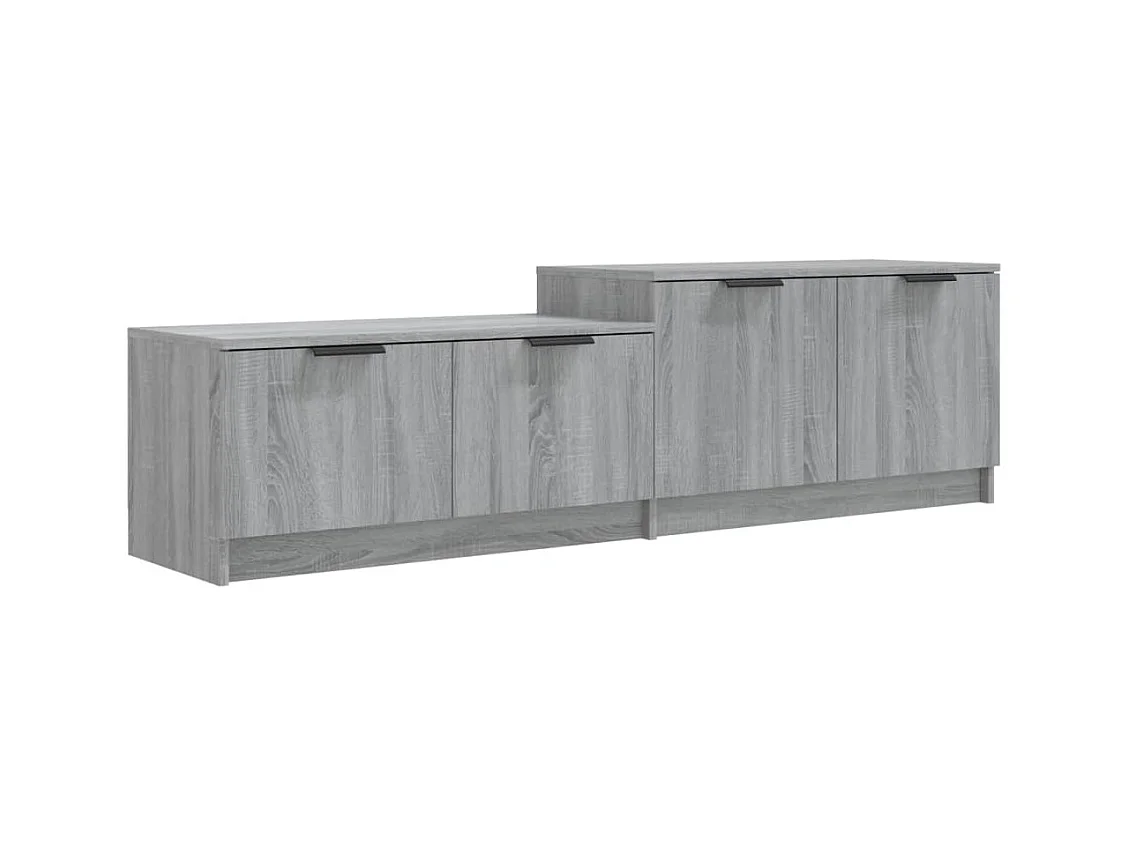 Nail  Meuble TV Sonoma gris 158,5x36x45 cm Bois d'ingénierie