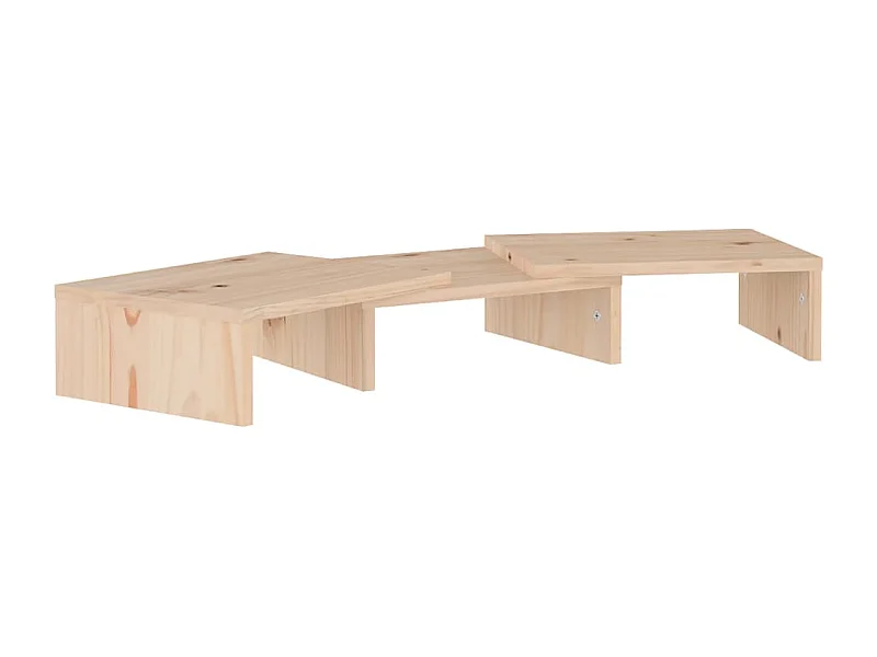 Prolenta Premium -  Support pour moniteur 60x24x10,5 cm Bois de pin solide