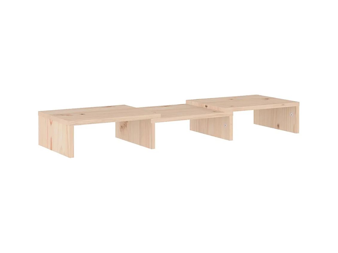 Prolenta Premium -  Support pour moniteur 60x24x10,5 cm Bois de pin solide