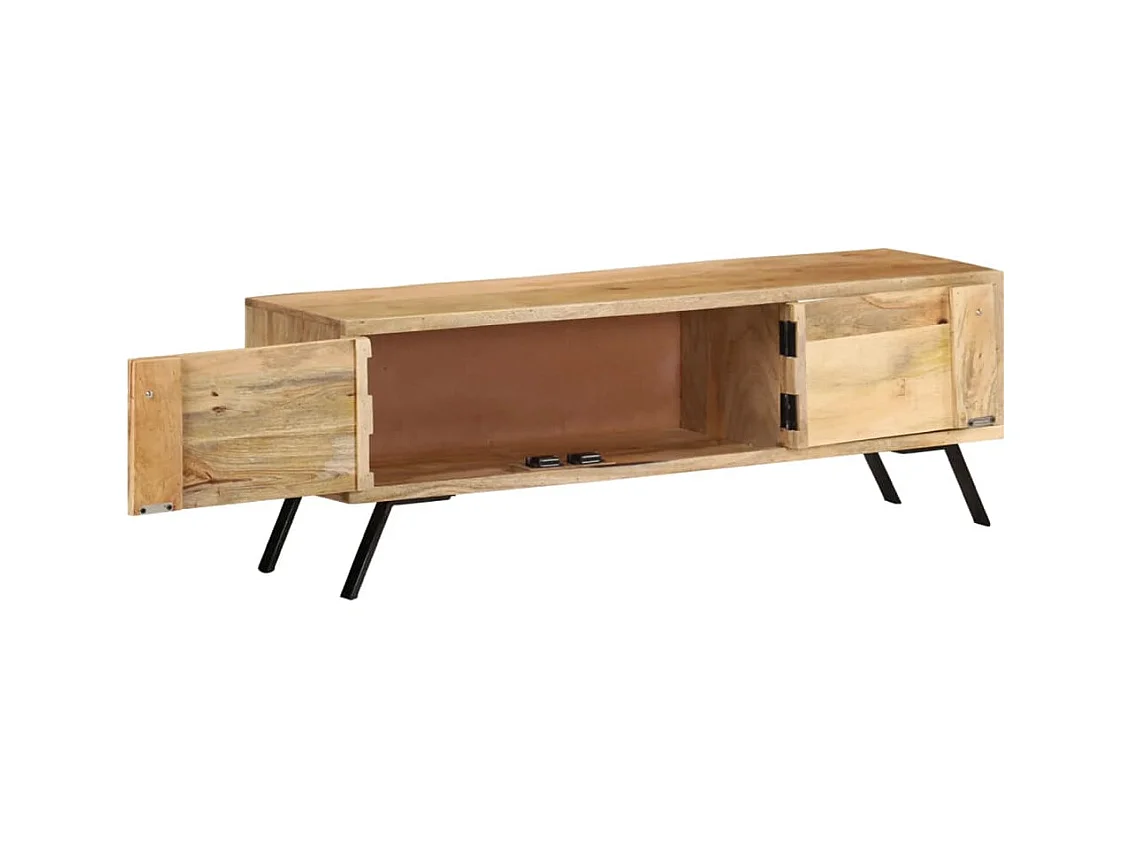 Garden Furniture -  Tv-meubel 110x30x40 cm massief mangohout