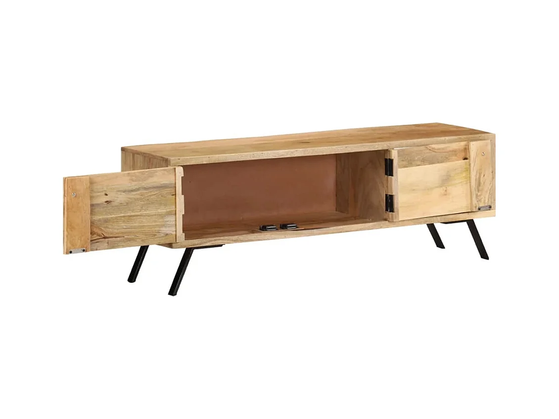 Garden Furniture -  Tv-meubel 110x30x40 cm massief mangohout