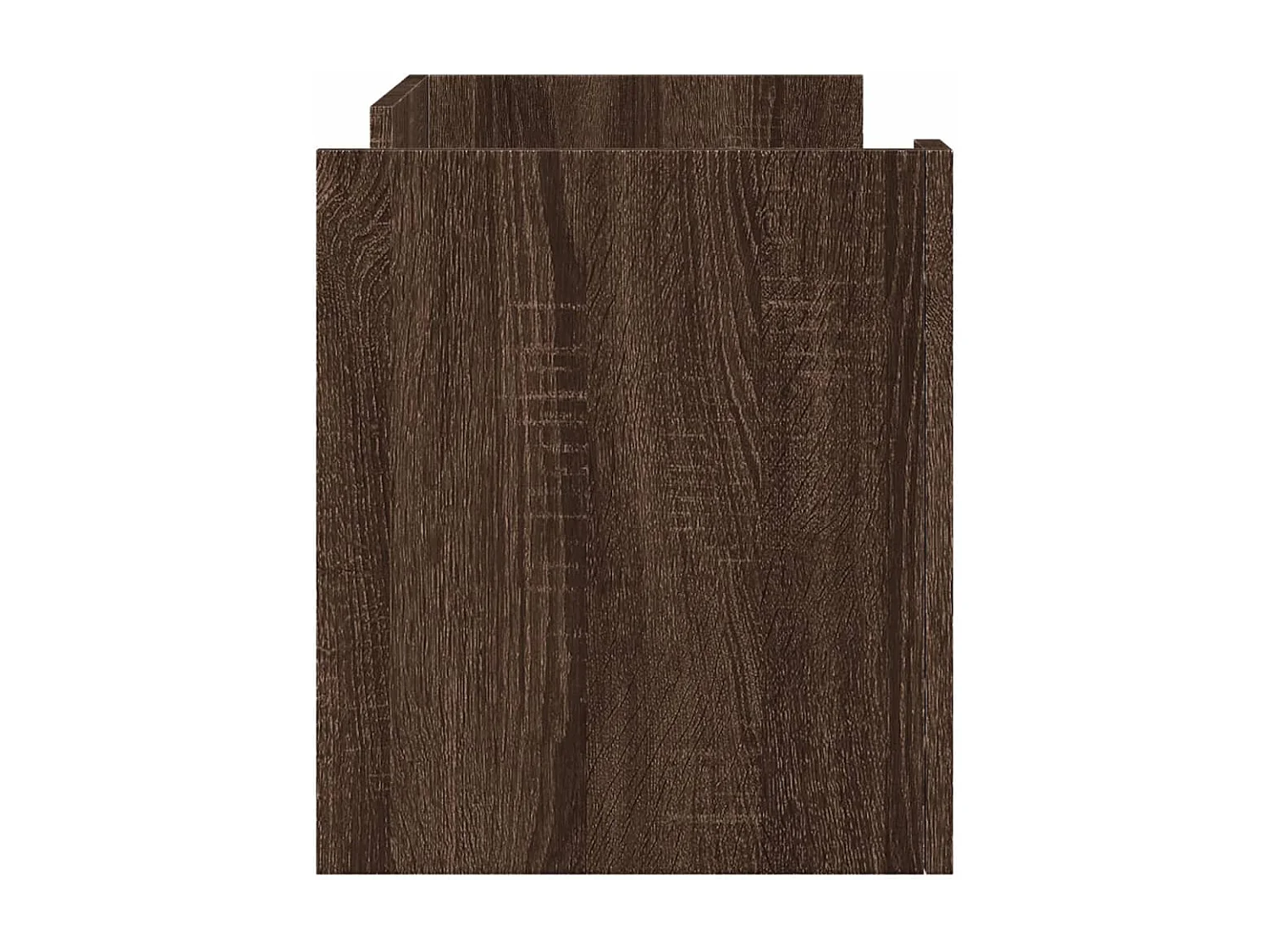 Nando  Meuble TV chêne marron 80x35x40 cm bois d'ingénierie