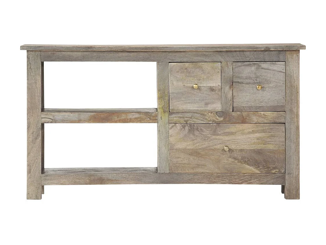 Garden Furniture -  Tv-meubel 100x30x55 cm massief mangohout