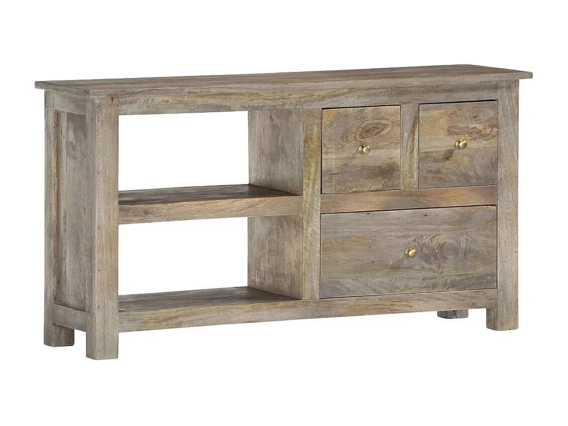 Garden Furniture -  Tv-meubel 100x30x55 cm massief mangohout