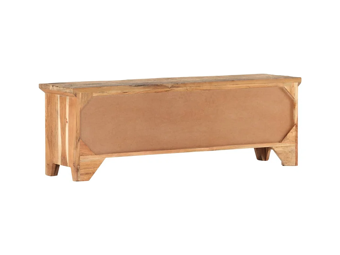 Garden Furniture -  Tv-meubel 120x30x40 cm massief acaciahout en gerecycled hout