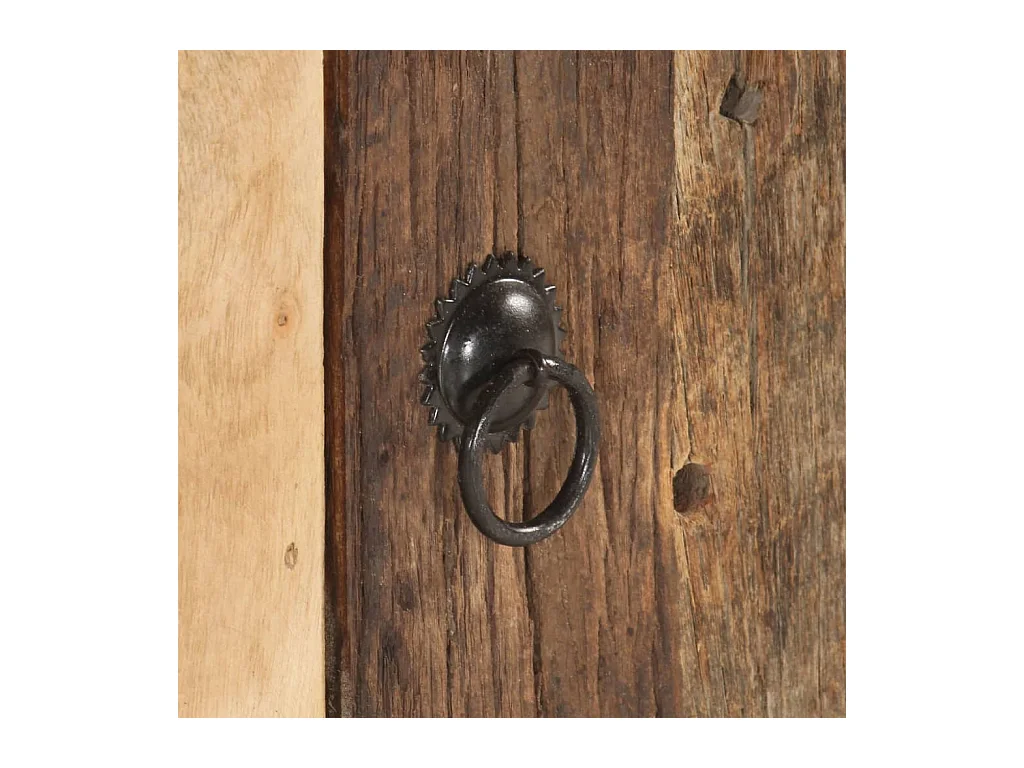 Garden Furniture -  Tv-meubel 120x30x40 cm massief acaciahout en gerecycled hout