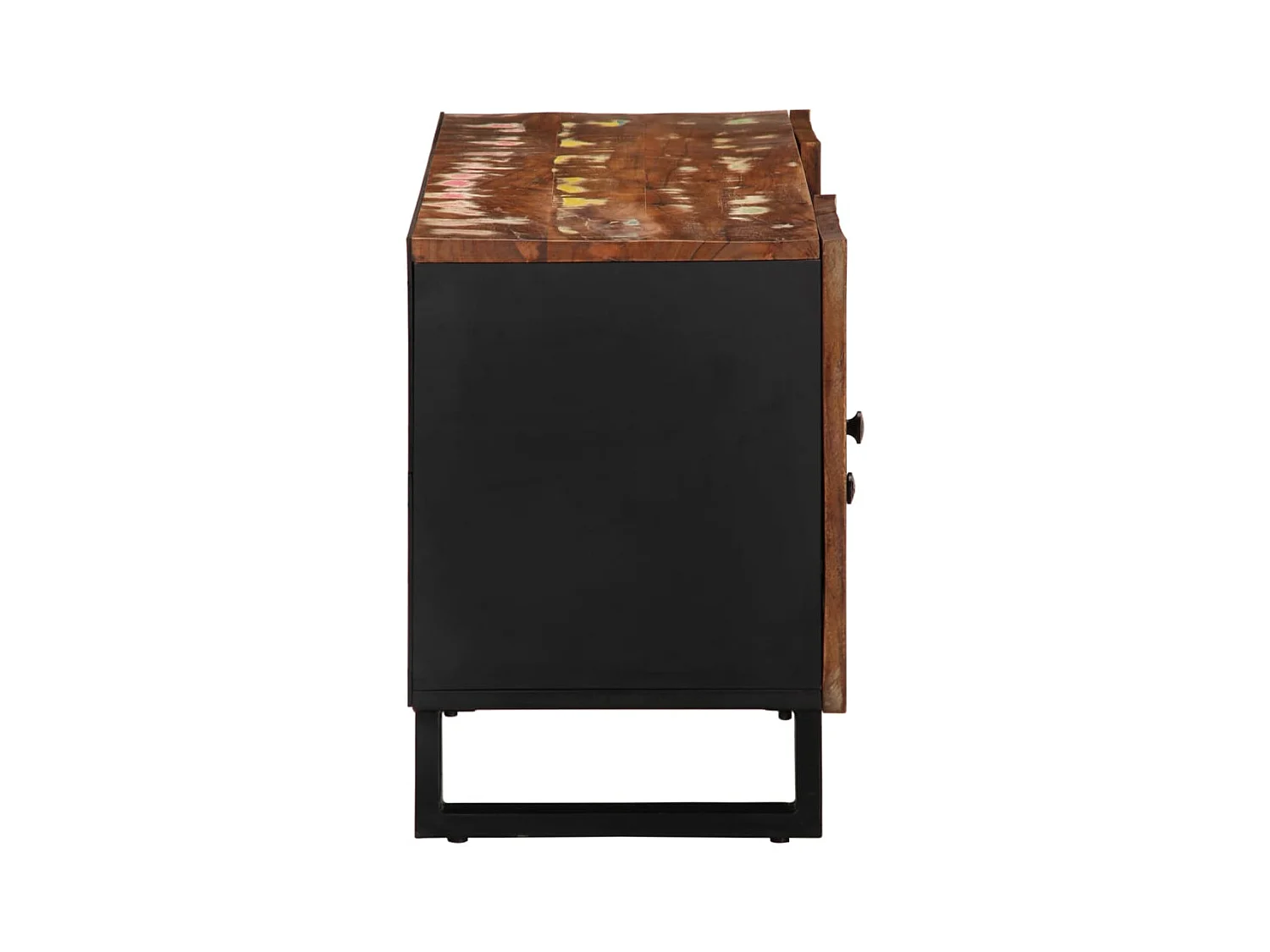 Invar  Tv-meubel 105x33,5x46 cm massief hout gerecycled bewerkt hout