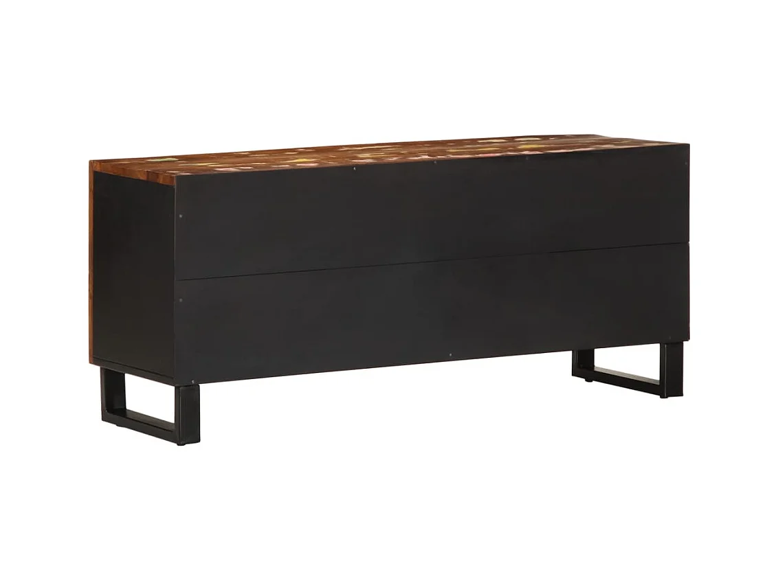 Invar  Tv-meubel 105x33,5x46 cm massief hout gerecycled bewerkt hout