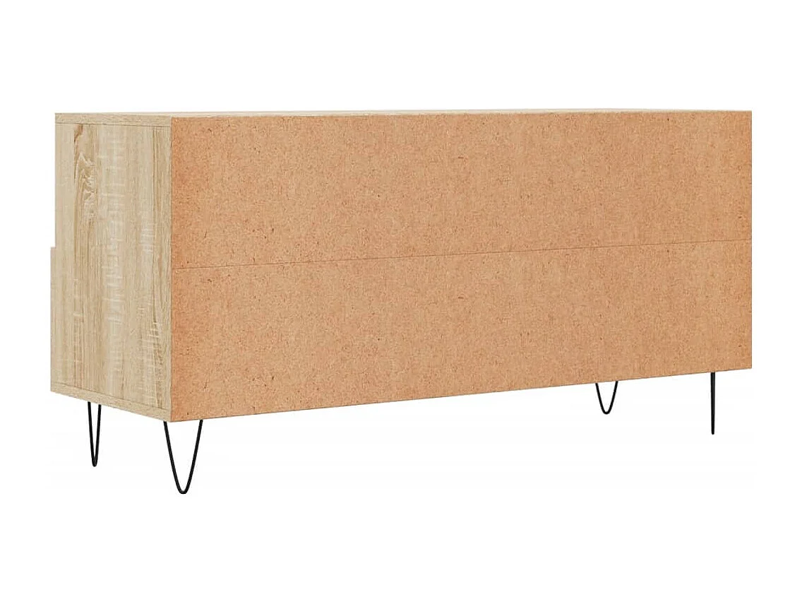 Juana Fernanda  Mueble de TV madera de ingeniería roble Sonoma 102x36x50 cm