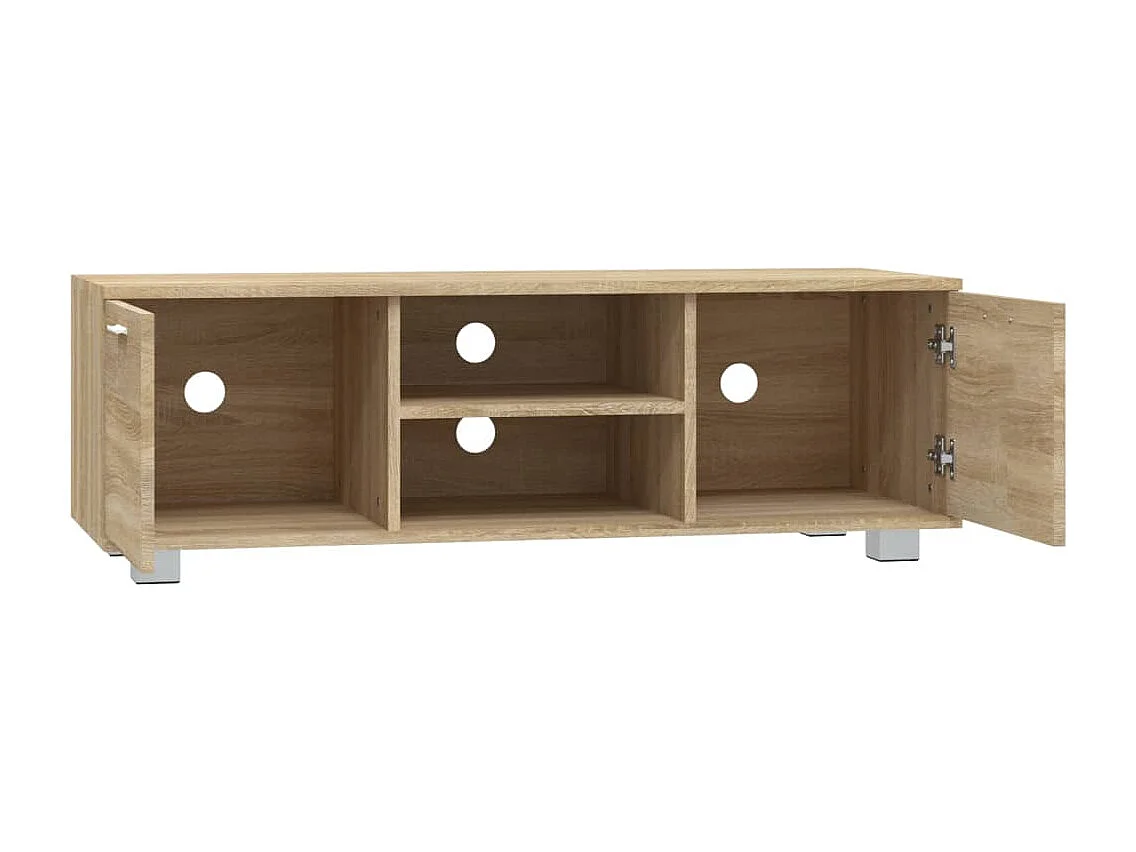 Stuarts Draft  Meuble TV Chêne sonoma 120x40,5x35 cm Bois d'ingénierie