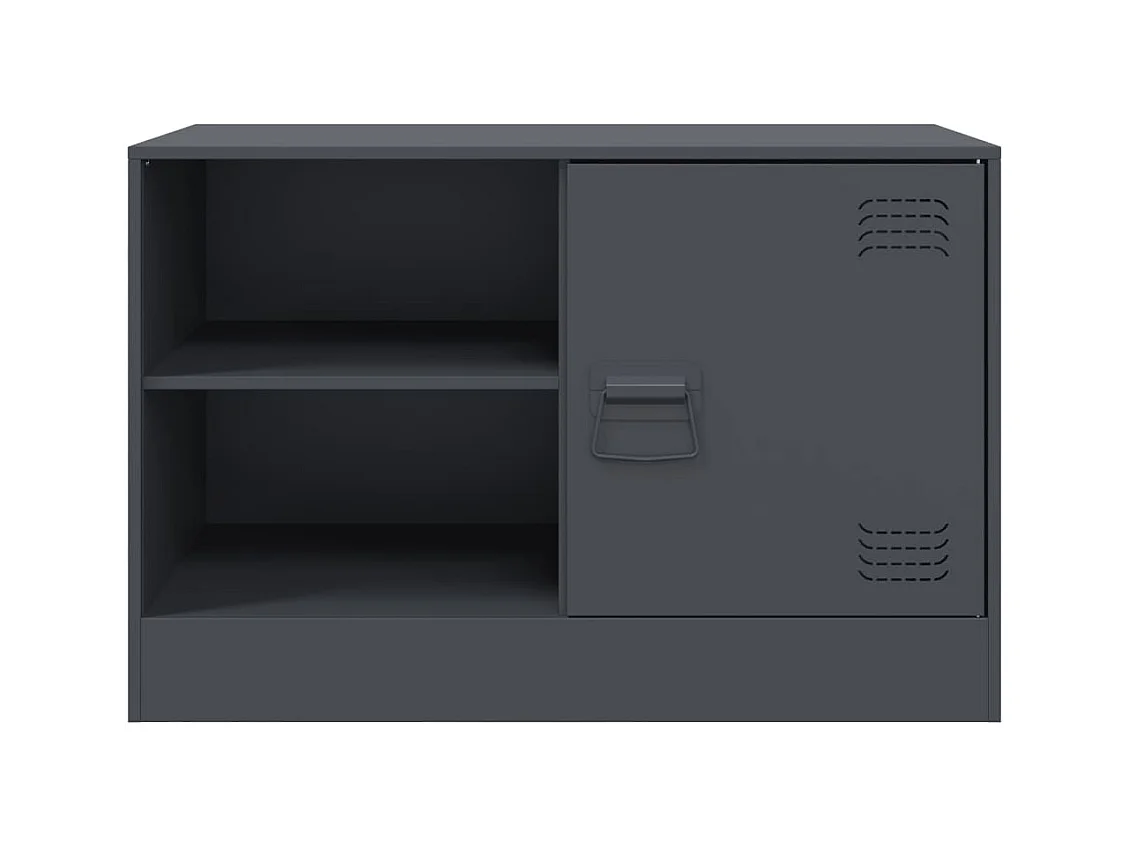 Borrego Springs  Meubles TV 2 pcs anthracite 67x39x44 cm acier